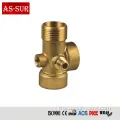 Nickle Plated Brass Thread Fitting, Bersama, Tee,